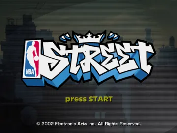 NBA Street screen shot title